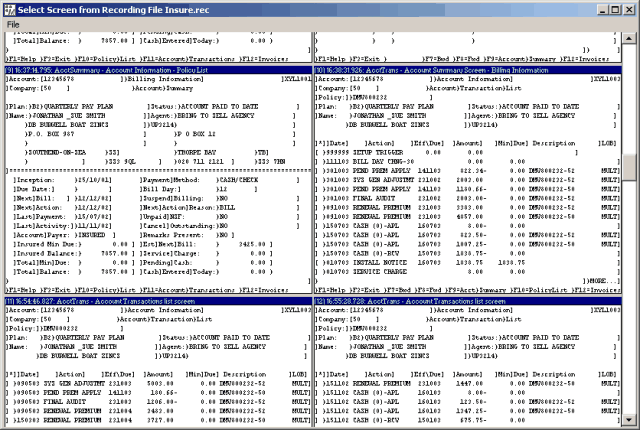 Mapper - Import AcctTrans Screen